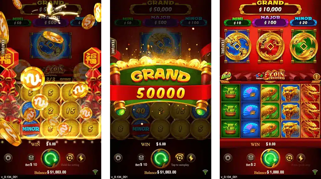3 Coins 8Play Bonus